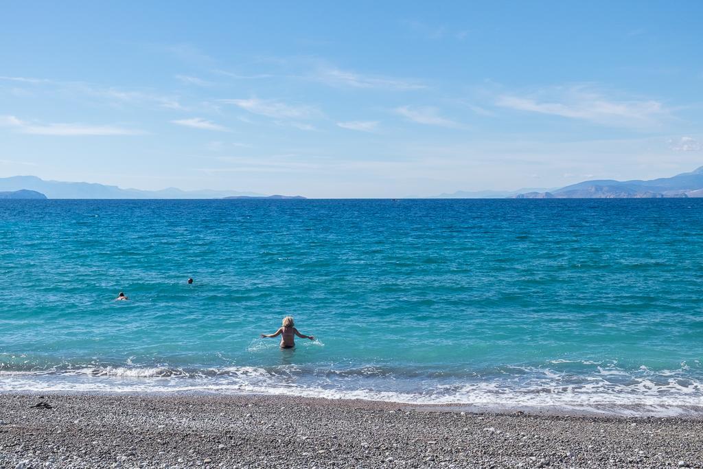 Sunset Beach House Káto Alepohóri Kültér fotó